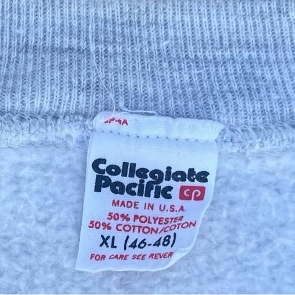Vintage 80s - Collegiate Pacific - Emory & Henry College Crewneck Sweatshirt XL - Picture 4 of 7